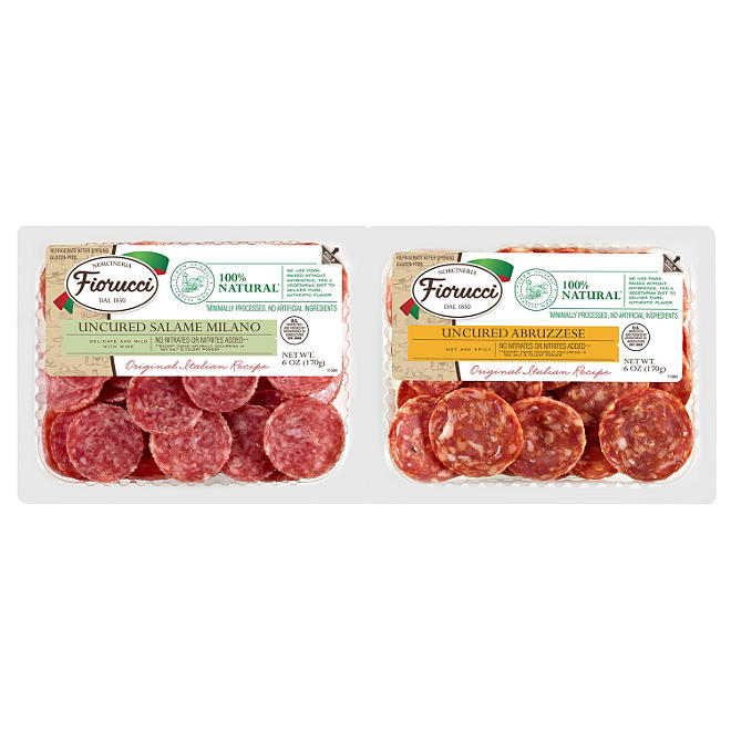 Fiorucci Snacking Salami, Twin Pack (6 oz. pks., 2 ct.)