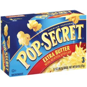 Pop Secret Extra Butter Microwave Popcorn 36 Ct Sam S Club