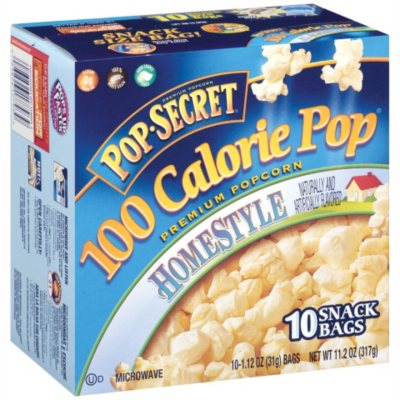 Pop Secret Homestyle Microwave Popcorn 100 Calorie Bags 60 Ct Sam S Club