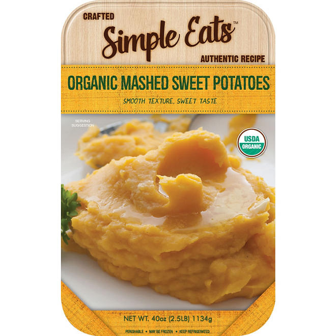 Simple Eats Organic Mashed Sweet Potatoes (40 oz.)