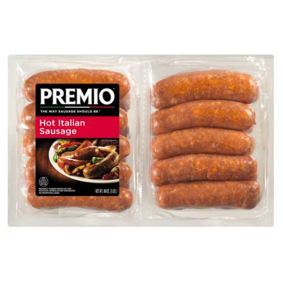 Hot Italian Turkey Sausage - Premio Foods