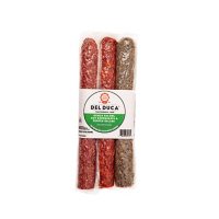 Del Duca Genoa Salami, Hot Sopresseta & Pepper Salami (24 oz.)