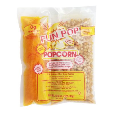 Gold Medal Mega Pop Popcorn Kit (8 oz., 24 ct.) - Sam's Club