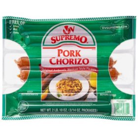 V&V Supremo Pork Chorizo 2 lbs. 10 oz., 3 pk.
