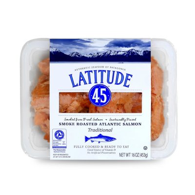 Latitude 45 Smoke Roasted Atlantic Salmon (16 oz.) - Sam's Club
