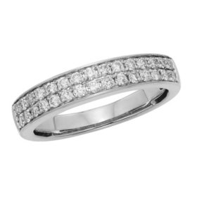 0.50 CT. T.W. Diamond Band Set in 14K Gold