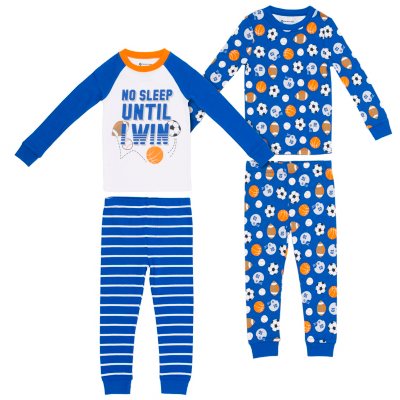 SLEEP ON IT Kids' Rib Fitted Three-Piece Pajamas