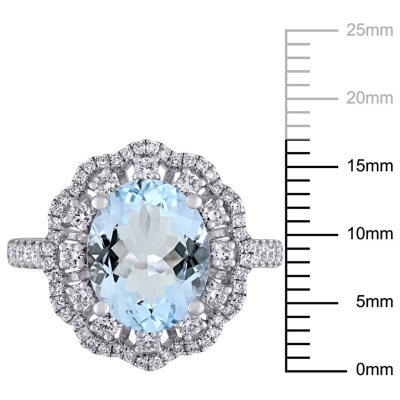 Sam's club aquamarine ring discount