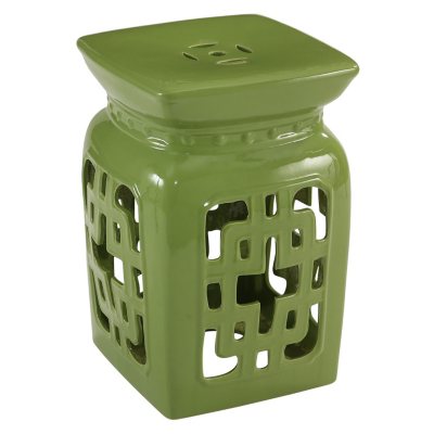 Leighton Ceramic Garden Stool, Lime Green - Sam's Club