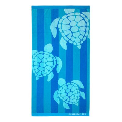 CARIBBEAN JOE BEACH TOWEL BLUE - Sam's Club