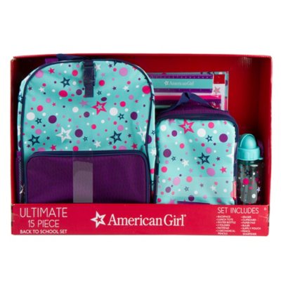 american girl backpack set