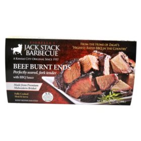Jack Stack Barbecue Beef Burnt Ends, Barbecue Sauce (32 oz.)