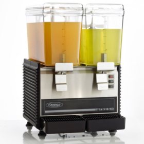 Omega Commercial Bowl Drink Dispenser, Double Bowl