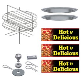 Gold Medal Stainless-Steel Humidified Cabinet Rack Kit