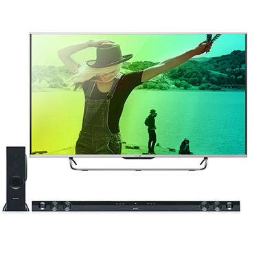 Sharp LC-70N7100U 70″ 4K UHD HDR Smart TV + Sharp HT-SB603 2.1 Bluetooth Sound Bar