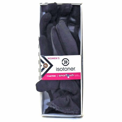ISOTONER FLEECE GLOVE W XL BLACK - Sam's Club
