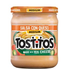 Tostitos Salsa Con Queso, Medium, 15 oz.
