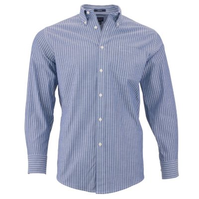 Hollister mens long sleeve cotton button up striped oxford dress shirt -  clothing & accessories - by owner - apparel