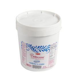 Bettercreme Cookies 'n Creme Pre-Whipped Icing, Bulk Wholesale Case (9 lbs.)