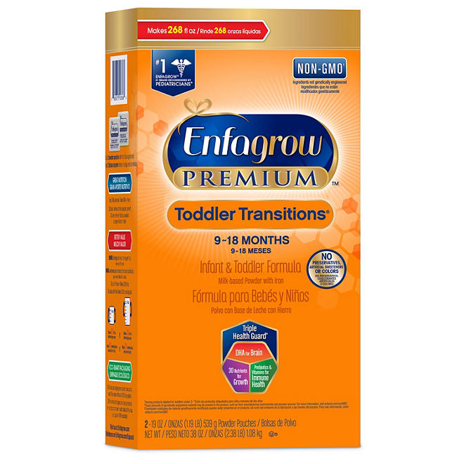 Enfagrow Premium Toddler Transitions Powder Formula (19 oz., 2 pk.)