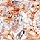 Rose Gold, variant on 1.00 CT. T.W. Three Row Diamond Band Set in 14K Gold