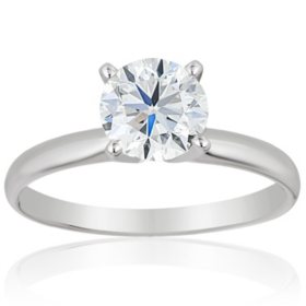 Superior Quality VS Collection 0.50 CT. T.W. Round Diamond Solitaire Ring in 18K Gold (I, VS2)