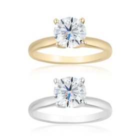 2.00 CT. T.W. Round Diamond Solitaire Ring in 18K Gold
