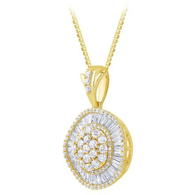 1.98 ct. t.w. Diamond Pendant in 14k Yellow Gold I I1 Sam s Club