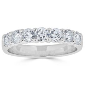 0.25 CT. T.W. 7-Stone Diamond Band Ring in 14K Gold (HI, I1)