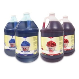 Gold Medal Sno-Kone Syrup Combo Pack, Select Flavors (1gal / 4pk)