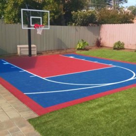 Small Court Diy Backyard Basketball System Sam S Club