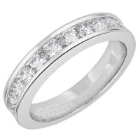 0.75 CT. T.W. 12-Stone Round Diamond Channel-Set Band Ring in 14K Gold (H-I, I1)