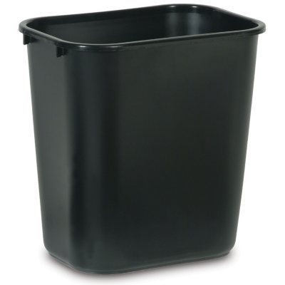 Rubbermaid Wastebasket Medium, 7 Gallon, Black, 4 Pack Sam's Club