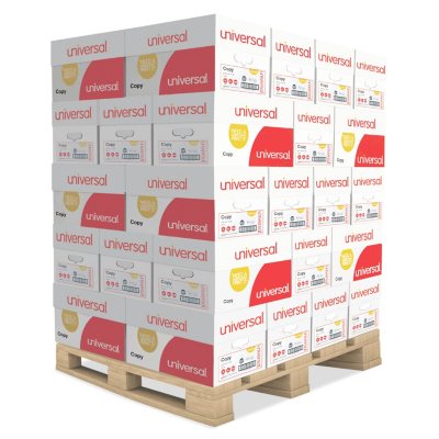 copy paper 20lb pallet brightness universal case samsclub