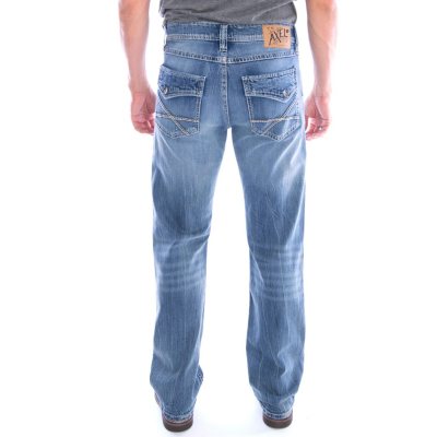 axel slim boot cut denim pants