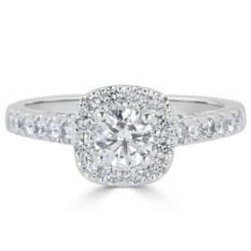1.22 CT. T.W. Diamond Engagement Ring in 14K White Gold (H-I, I1)