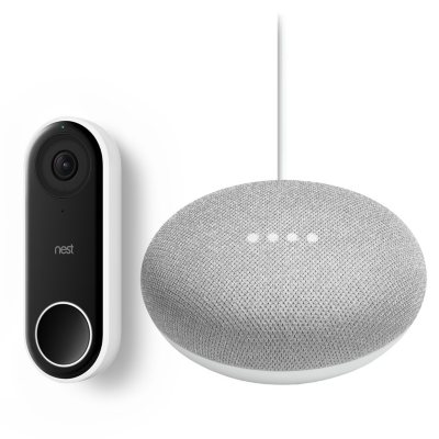 nest hello with google mini