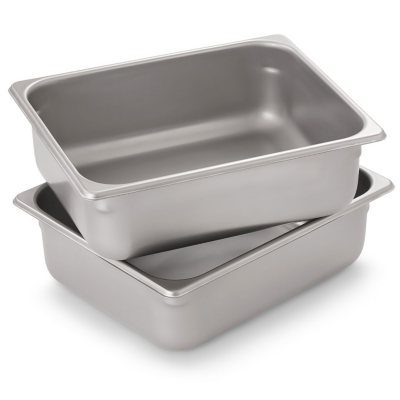 Member's Mark Half-Size Stainless-Steel Steam Table Pan (2 pk.) - Sam's Club