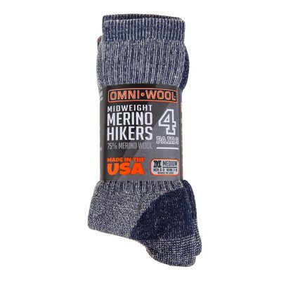 Costco Members: 5-Pair Weatherproof Men's Outdoor Crew Sock