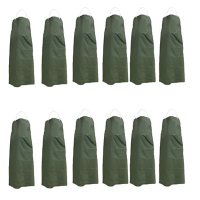 Kleen Chef Heavyweight PVC Reusable Apron for General Use and Dishwashing, Green (12pk.)