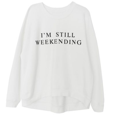 green tea statement sweatshirt