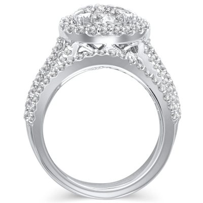 Superior Quality VS Collection 1.21 CT. T.W. Princess Shaped Diamond  Engagement Ring in 18K White Gold (I, VS2) - Sam's Club