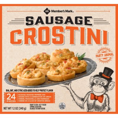 Member's Mark Sausage Crostini (24 ct.) Sam's Club