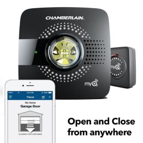 Myq Chamberlain Garage Door Opener Hub And Sensor Bundle Sam S Club