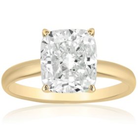 2.00 CT. T.W. Cushion Shaped Diamond Solitaire Ring in 18K Gold
