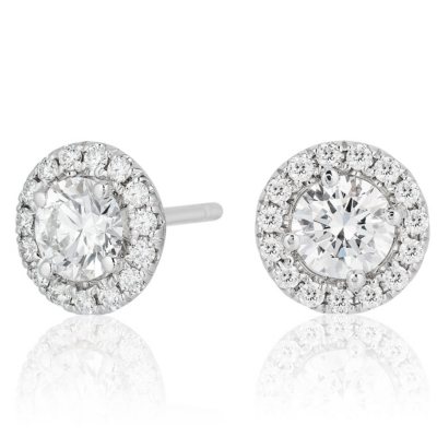 Diamond Stud Earrings - Superior Quality in Yellow Gold 1/20 CT to 1 CT T.W.