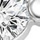 White Gold, variant on Round Cut Heart Diamond Pendant Necklace in 14K Gold