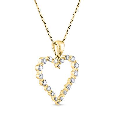 Sam's club deals diamond heart necklace