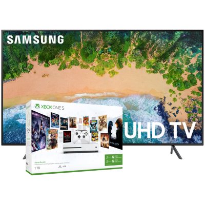 Samsung (UN58MU6070EXZA) 58" 4K Smart TV + Microsoft Xbox One S (1TB