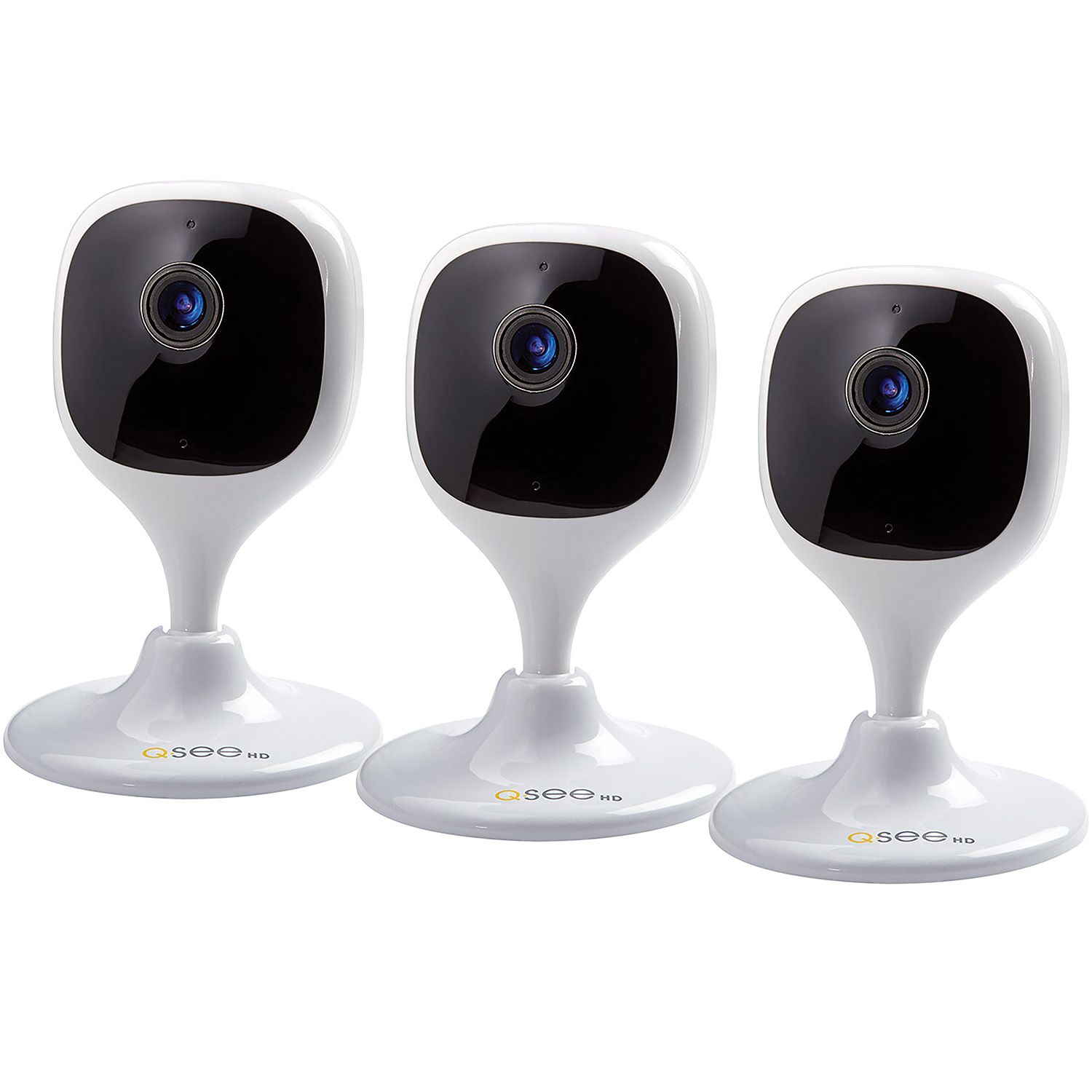 Q-See 1080P Wi-Fi Cube Security Camera – 3 Pack